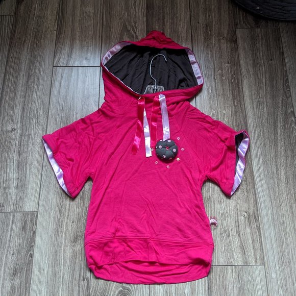 [KIDS 2/$40] NWT Toddler Girl (2Y) - SOURIS MINI Oversized Hooded Top (2Y) - Picture 1 of 8